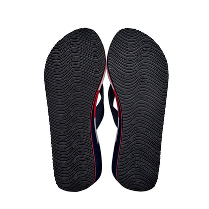 Custom Denim Strap EVA Wedge Flip Flops for Wholesale Women Sandals