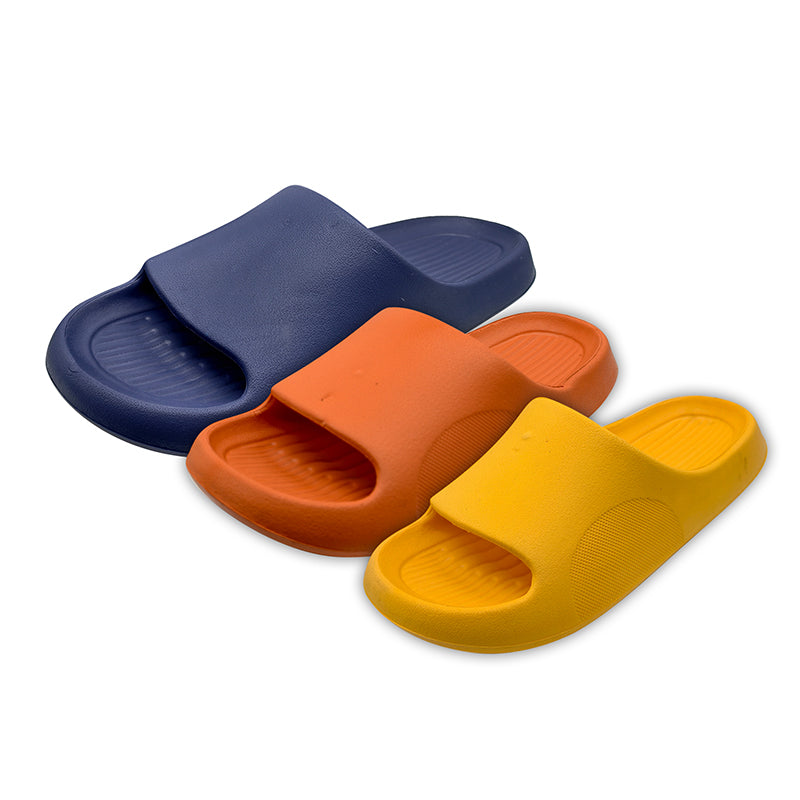 Waterproof Pool & Shower Slides Bulk Supply | EVA One-Piece Molded Sandals | OEM Custom Colors for Hotels & Spas