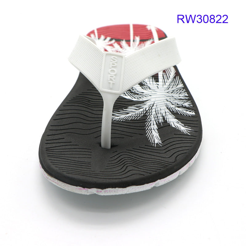 Men Flip Flops Thong Sandals Transfer Printing
