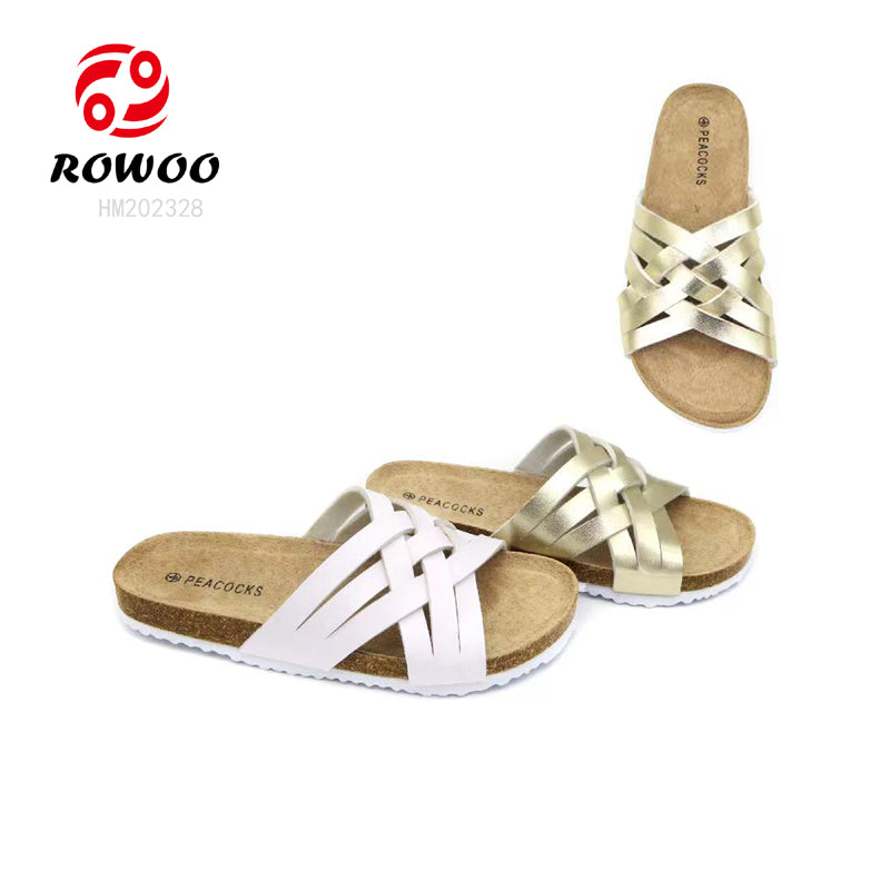 Promotion open toe clog sandals wood sole slipper top quality fashion outdoor unisex cork sandals shoes