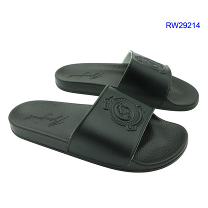 Women'& Men's Custom Summer Non-Slip Emboosed Logo Slide Sandals