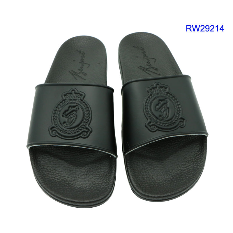 Women'& Men's Custom Summer Non-Slip Emboosed Logo Slide Sandals